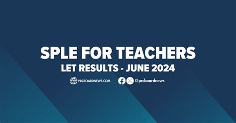 prc list of professional teachers|SPLE LET Result: June 2024 Teachers board exam passers .